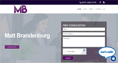 Desktop Screenshot of mattbrandenburg.com